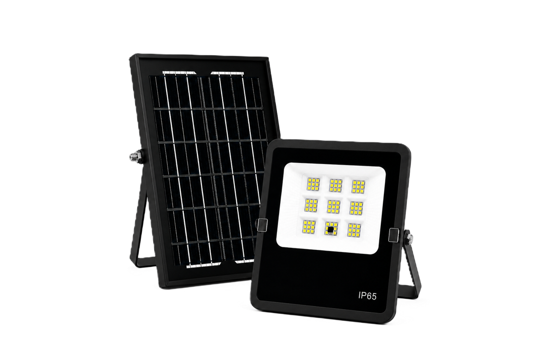 Proyector Solar LED 8W con Panel Independiente