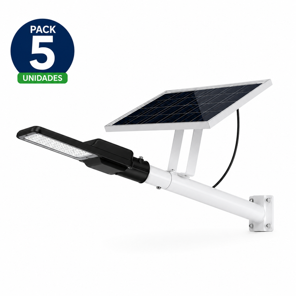 Pack 5 Luminarias Solares 60W