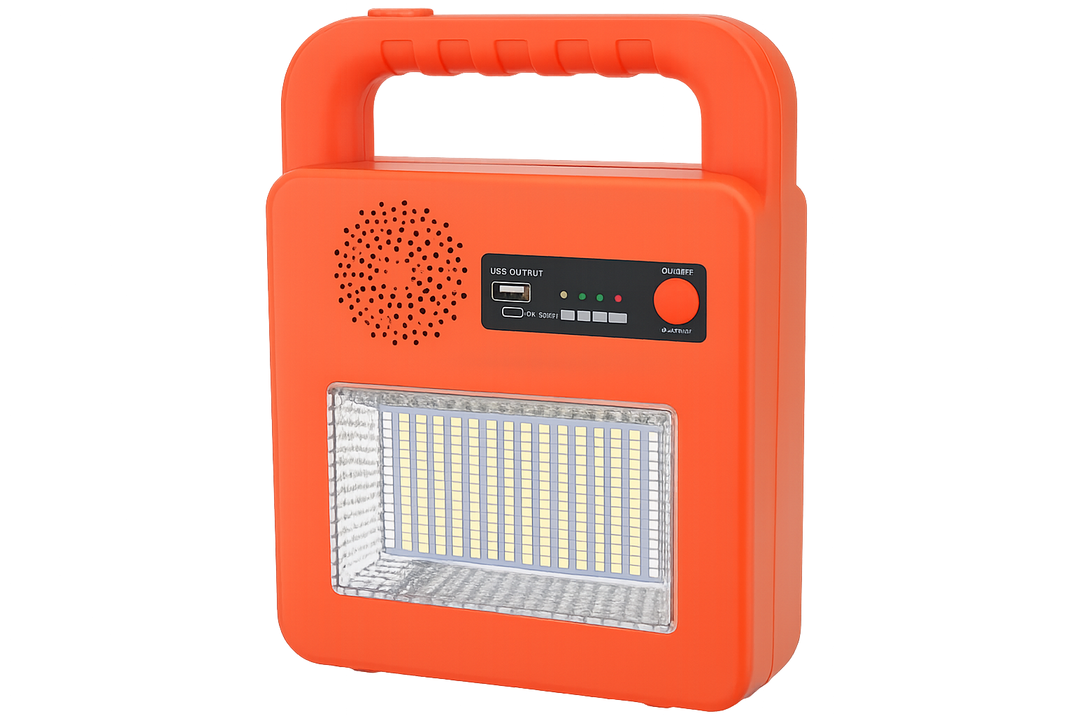 Linterna Solar Portátil 3,5W con USB y Bluetooth