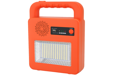Linterna Solar Portátil 3,5W con USB y Bluetooth