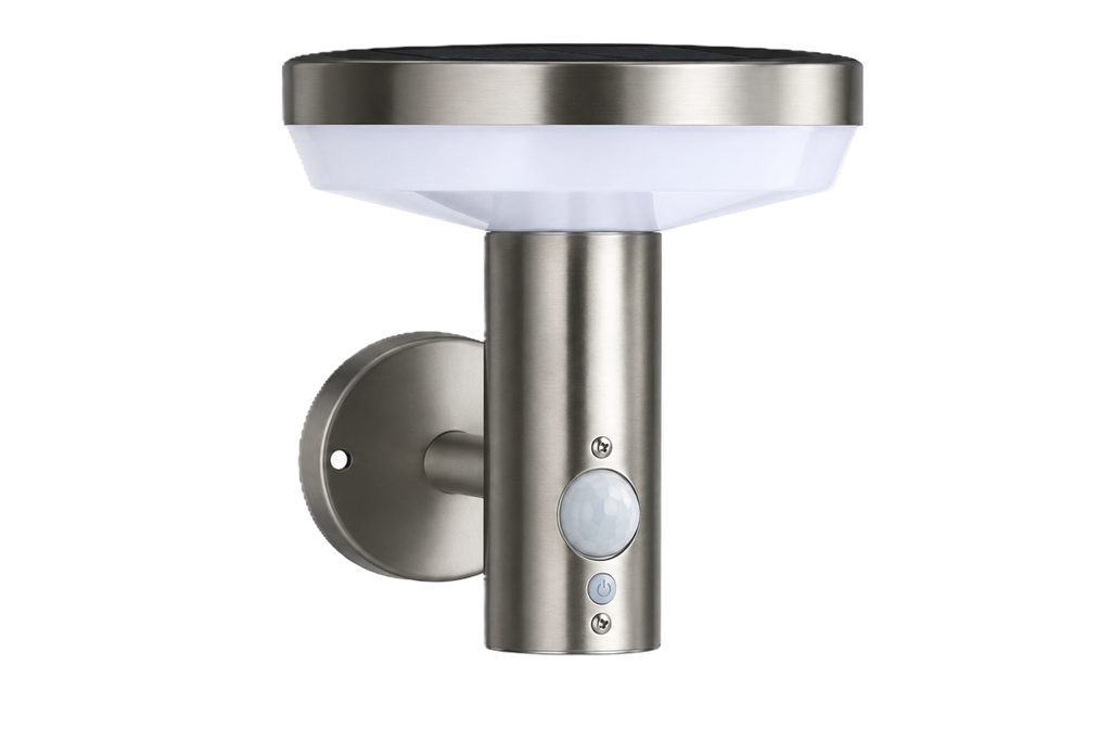 Aplique Solar LED de Pared con Sensor de Movimiento