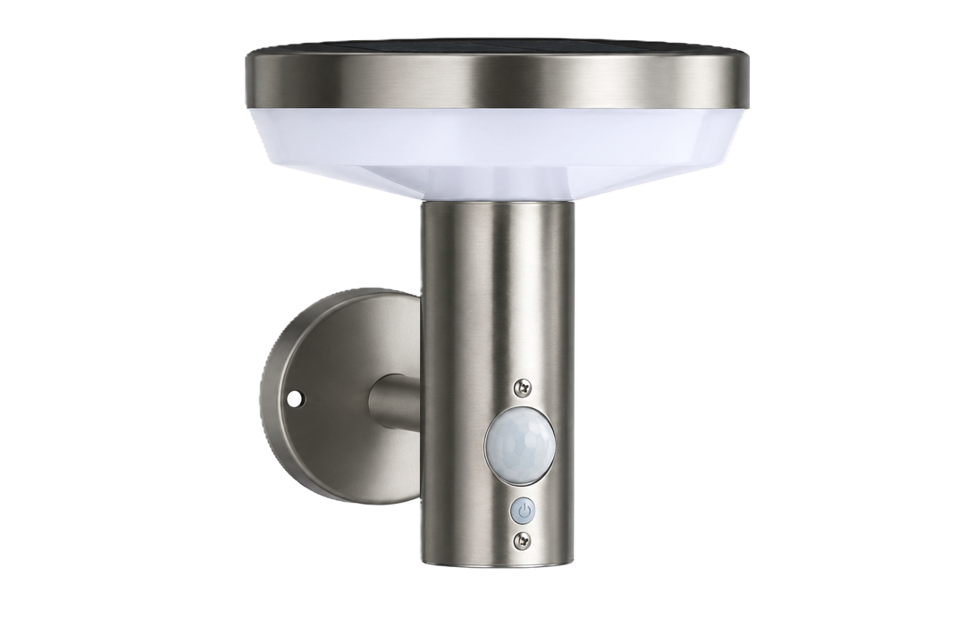 Aplique Solar LED de Pared con Sensor de Movimiento