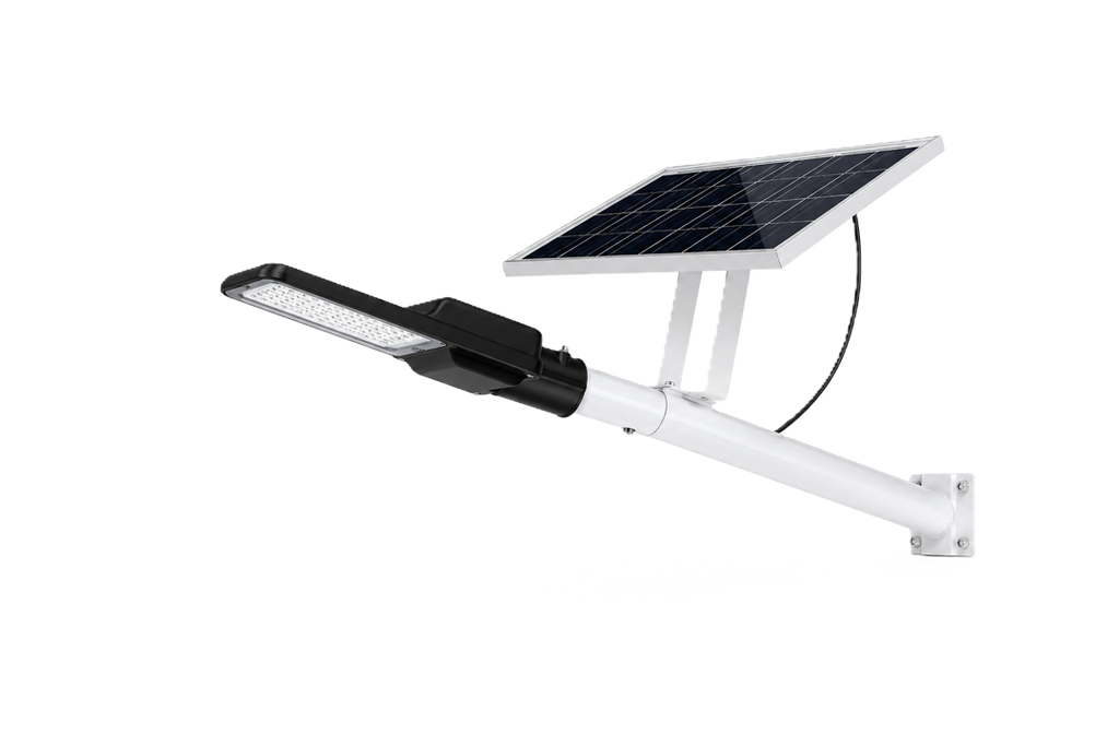 Farola Solar LED Exterior 60W con Panel Solar