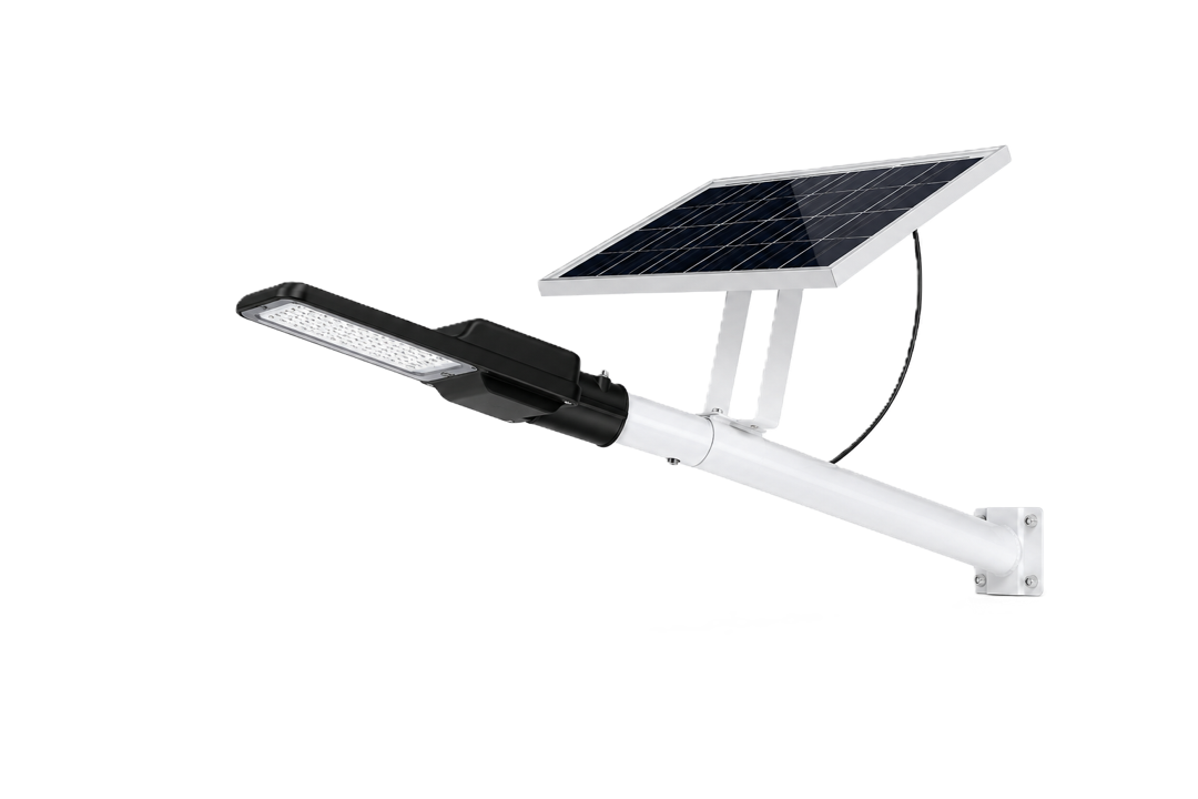 Farola Solar LED Exterior 60W con Panel Solar