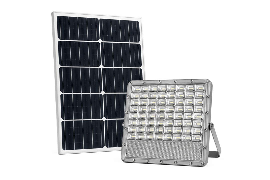 Proyector Solar LED SMD 30W con Panel Solar y Mando